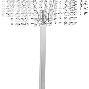 ORE International 732 28-Inch Crystal Strings Table Lamp, 28" x 9.5" x 15.5"