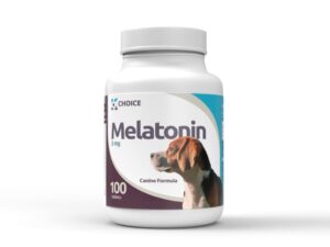 k9 choice 3 mg melatonin - 100 chewable tablets, melatonin for dogs - natural immune system booster