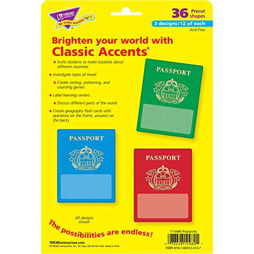 Passports Classic Accents (Variety Pack of 36)