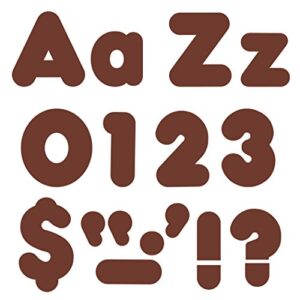 chocolate brown 4-inch casual uppercase/lowercase combo pack ready letters®