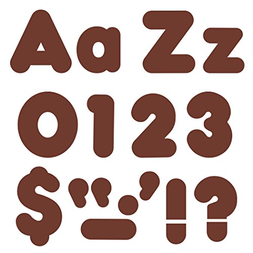 Chocolate Brown 4-Inch Casual Uppercase/Lowercase Combo Pack Ready Letters®