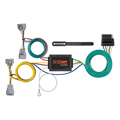 CURT 56513 Vehicle-Side Custom 5-Wire Trailer Wiring Harness, Fits Select Toyota Tacoma, Hilux, T-100 Pickup , Black