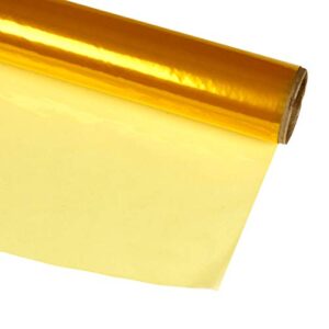 hygloss products cellophane roll – cellophane wrap for crafts, gifts, and baskets 20 inch x 12.5 feet, yellow, model: n/a