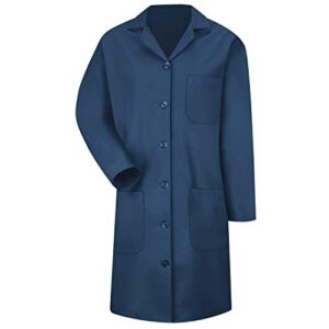 Red Kap Women's Lab Coat, Navy, Medium