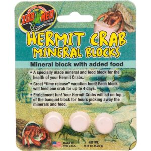 zoo med hermit crab mineral blocks