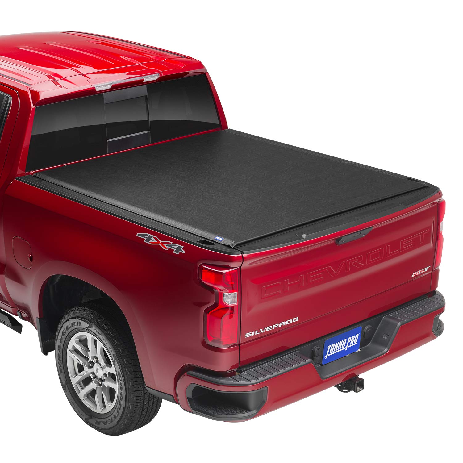 Tonno Pro Lo Roll, Soft Roll-up Truck Bed Tonneau Cover | LR-1030 | Fits 2007 - 2013, 2014 HD Chevy/GMC Silverado/Sierra 1500/2500/3500 6' 7" Bed (78.7")