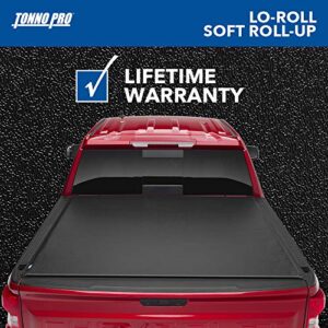 Tonno Pro Lo Roll, Soft Roll-up Truck Bed Tonneau Cover | LR-3045 | Fits 2015 - 2020 Ford F-150 5' 7" Bed (67")