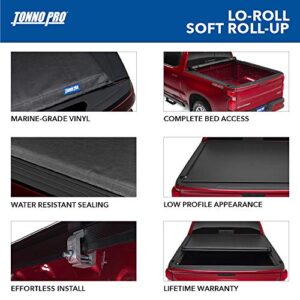 Tonno Pro Lo Roll, Soft Roll-up Truck Bed Tonneau Cover | LR-3030 | Fits 1999 - 2007 Ford F-250/350 Super Duty 8' Bed (96")