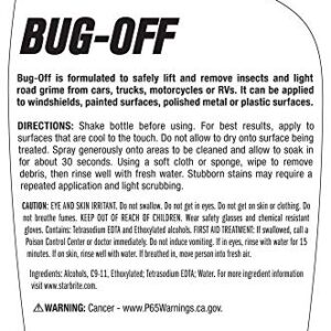 STAR BRITE Bug Off Automotive Dead Insect Residue Cleaner - 22 OZ (092722),orange