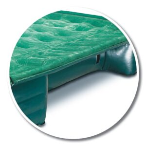 Pittman Outdoors AirBedz Lite PPI PV202C Full Size, Short 6'-6.5' Truck Bed Air Mattress with DC Corded Pump (76"x63"x12" Inflated),Green,Full Size Beds