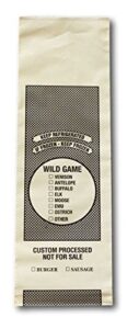 wild game freezer bags - 2 lb. size - package of 100