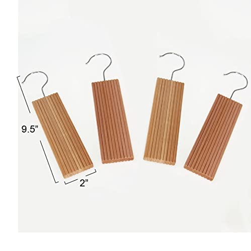 CedarFresh 32752-1 Cedar Wood Hang-Ups with Lavender | Freshen and Protect Closets | 4-Pack