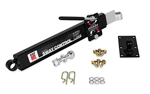 Camco Eaz-Lift Camper/RV Adjustable Sway Control | Features On/Off Control & Double Friction Pads Provide Constant Sway Reduction | Attaches & Detaches Quickly for RV Storage and Organization (48380)