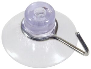 homepak set-screw-kits 121060 medium suction cup with hanger, clear, 3 piece
