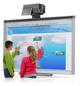 sbx 685 interactive whiteboard, ux60 projector & speakers system "90 days warranty"