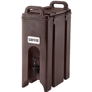 Cambro 500LCD131 Camtainer Brown 4.75 Gal. Insulated Beverage Server