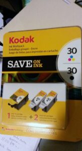 kodak #30 ink cartridge - 2 black / 1 color combo pack