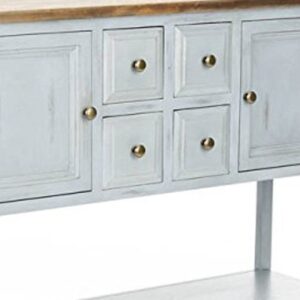 Safavieh American Homes Collection Charlotte Distressed Light Blue Sideboard