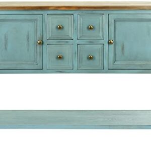 Safavieh American Homes Collection Charlotte Distressed Light Blue Sideboard