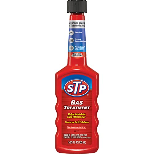 Gas Treatment, Bottled Fuel System Cleaner Improves Gas Quality, 5.25 Oz, 2 Count, STP