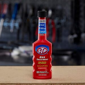 Gas Treatment, Bottled Fuel System Cleaner Improves Gas Quality, 5.25 Oz, 2 Count, STP