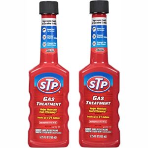 Gas Treatment, Bottled Fuel System Cleaner Improves Gas Quality, 5.25 Oz, 2 Count, STP