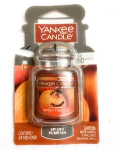 yankee candle spiced pumpkin ultimate car jar