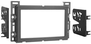metra double din dash installation kit for 2010-up select gm/pontiac/saturn vehicles (silver)