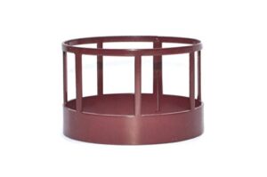 little buster toys hay feeder - round bale hay feeder in red, 1/16th scale