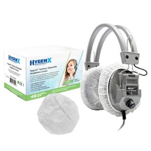 hamiltonbuhl - hechygenx45 hygenx sanitary ear cushion covers for over-ear headphones & headsets - 50 pair