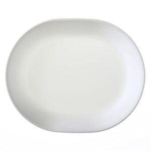 corelle livingware winter frost white 12-1/4" serving platter
