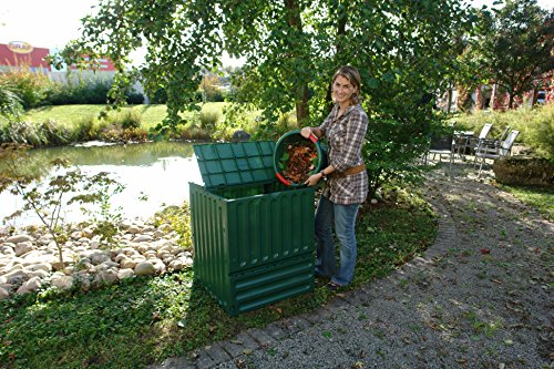 Exaco Trading Co. 627003 Exaco Eco King Basic Compost Bins, 110-Gallon, Green