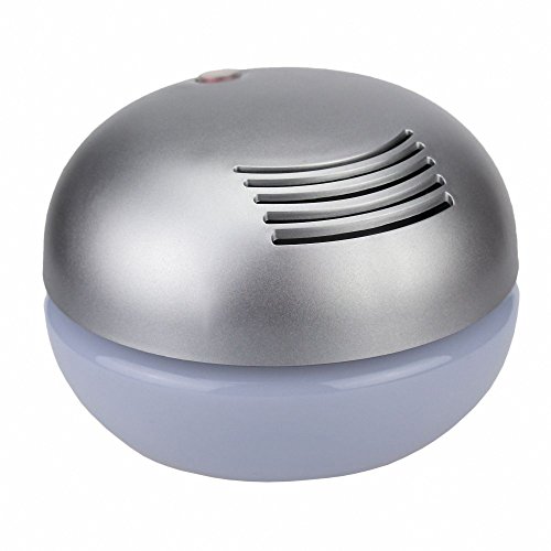 EcoGecko, Silver Classic Gecko Air Washer & Revitalizer, Aroma Diffuser with Lavender Oil