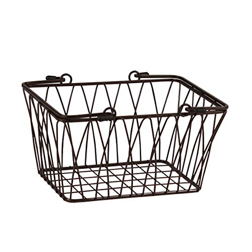 Spectrum Diversified Twist Storage Basket, Small, Bronze