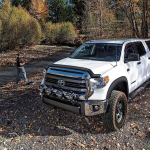 Stampede | Vigilante Hood Protector - High Profile / Smoke | 2011-2016 Ford F-250 / F-350 / F-450 / F-550 Super Duty | 2150-2