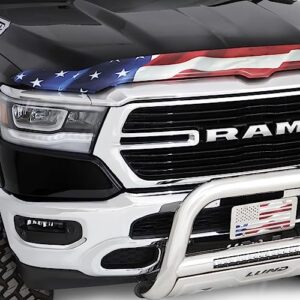 Stampede | Vigilante Hood Protector - High Profile / American Flag (no Eagle) | 2011-2016 Ford F-250 / F-350 / F-450 / F-550 Super Duty | 2150-41