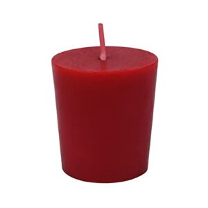 zest candle 12-piece votive candles, red
