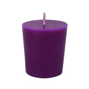 zest candle 12-piece votive candles, purple