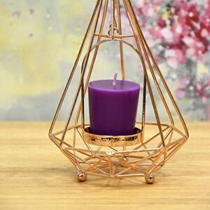 Zest Candle 12-Piece Votive Candles, Purple