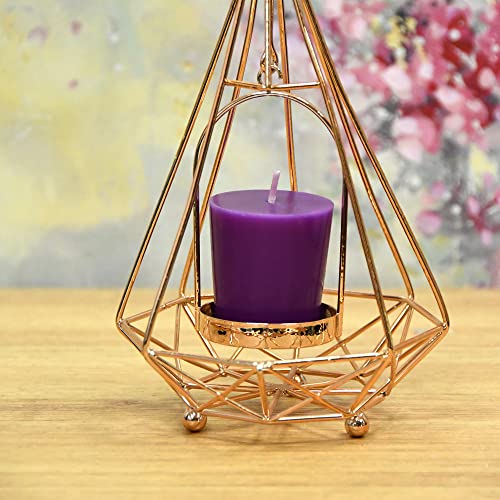 Zest Candle 12-Piece Votive Candles, Purple