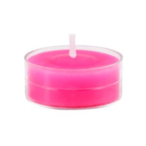 zest candle 50-piece tealight candles, hot pink