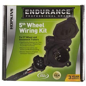 Hopkins Towing Solutions 41157 Endurance 5th Wheel Wiring Kit, Black