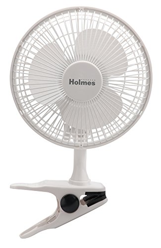 Holmes Convertible Desk & Clip Fan, White HCF0611A-WM