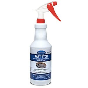 eastwood fast 1-step etch rust remover with pump painting powder coating 32 oz