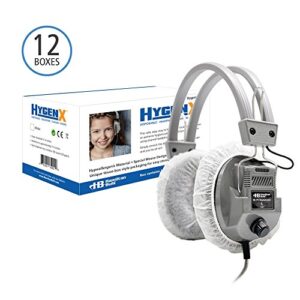 HamiltonBuhl HygenX Sanitary Ear Cushion Covers (Master Carton - 600 Pairs) - Size Small for On-Ear Headphones and Headsets