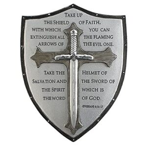 roman giftware inc, inspirational armour of god collection, 6.5" h armor of god wall plaque,religious, inspirational, durable (1x5x6)
