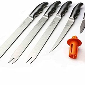 Forever Sharp Platinum Series 8 Pc Surgical Stainless Steel Knives