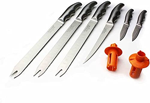 Forever Sharp Platinum Series 8 Pc Surgical Stainless Steel Knives