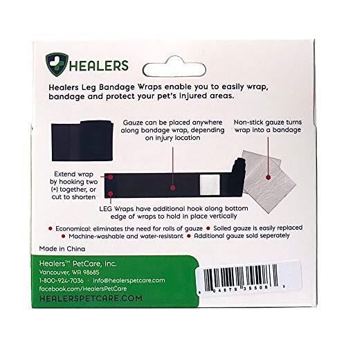 HEALERS Medium Leg Wraps - 24-Inch, Blue