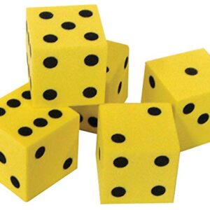 Teacher Created Resources Traditional Foam Dice, Grades K-4, 20/Pack